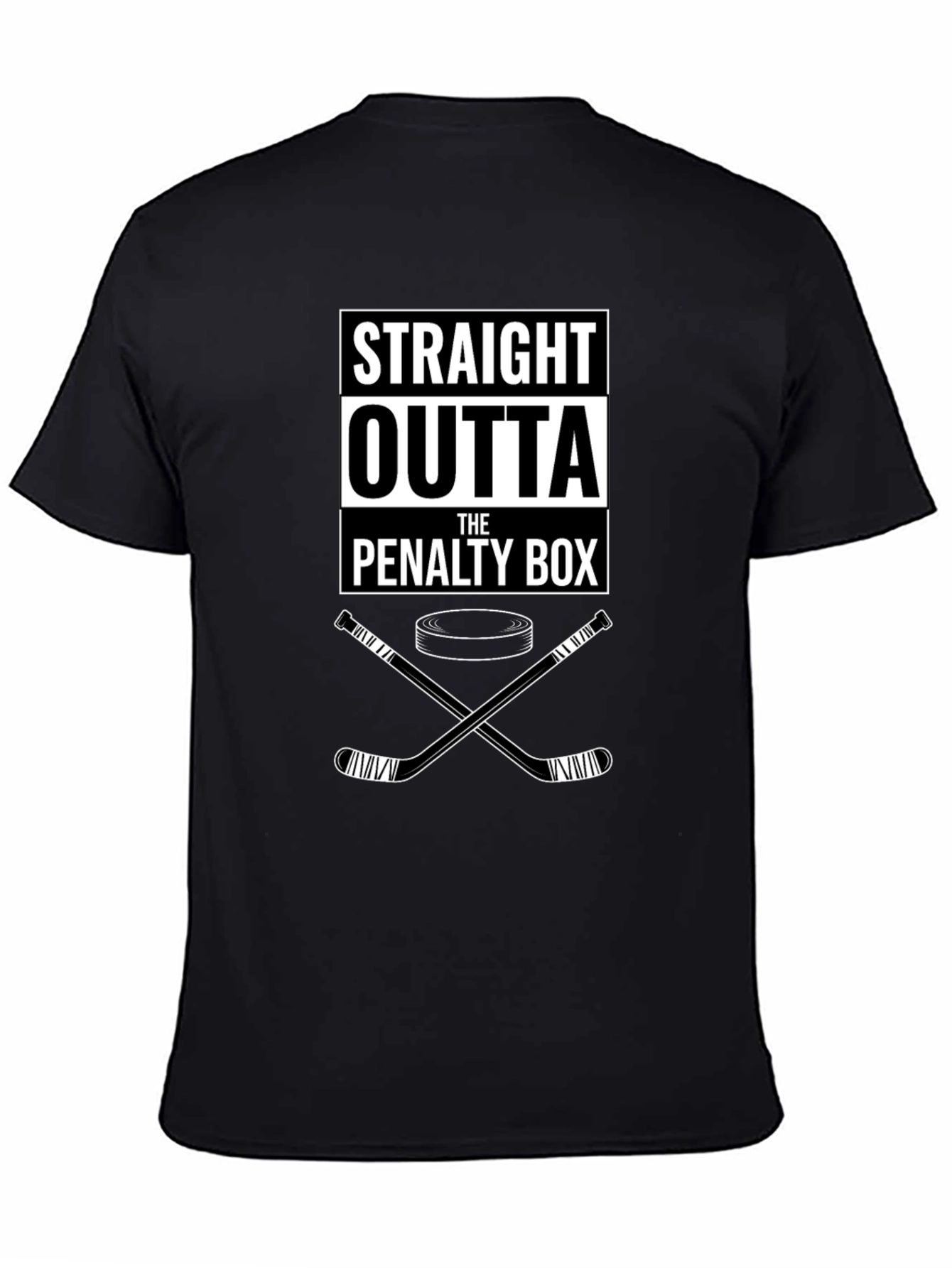 Straight Outta The Penalty Box Hockey T-Shirt