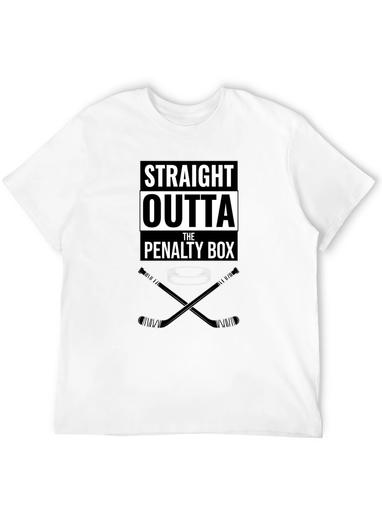 Straight Outta The Penalty Box Hockey T-Shirt