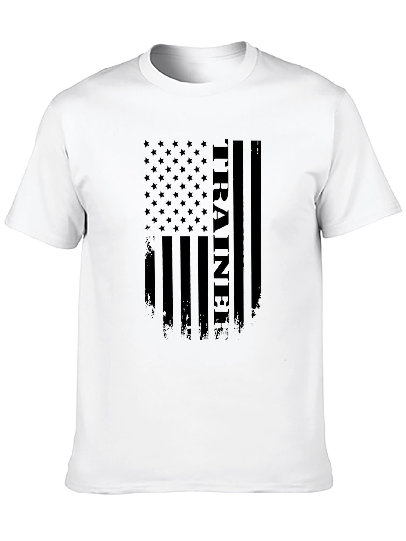 Trainer Flag Graphic Tee - Patriotic Design