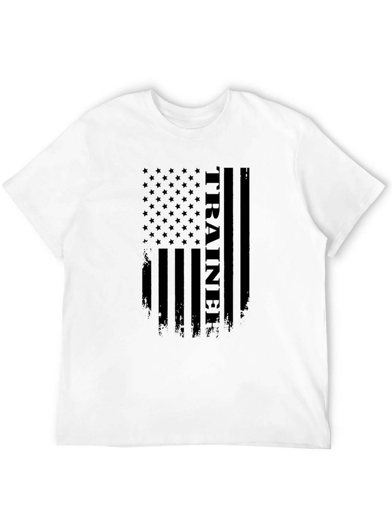 Trainer Flag Graphic Tee - Patriotic Design