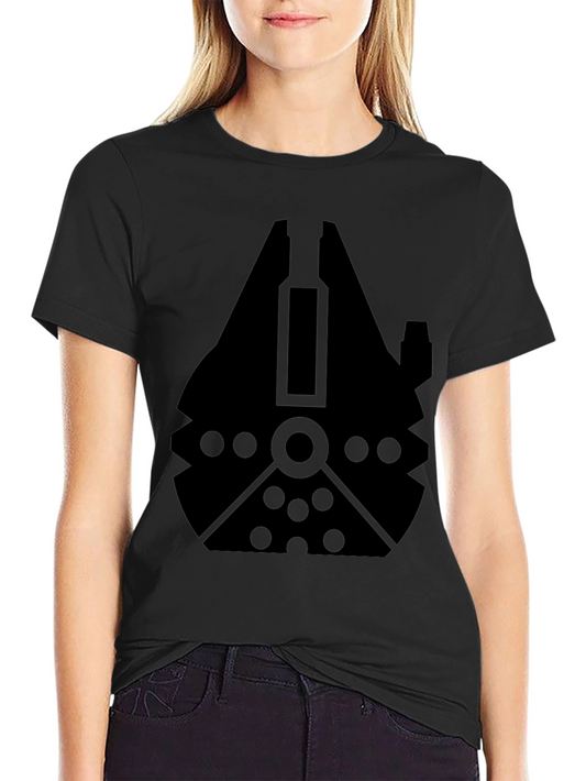 Millennium Falcon Graphic Tee - Black