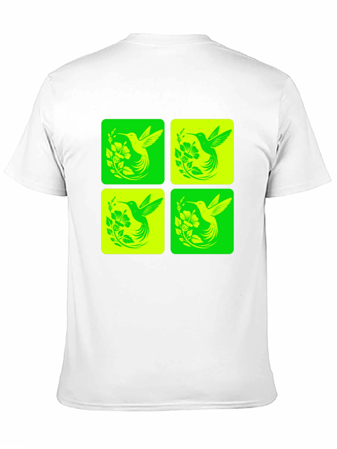 Hummingbird Graphic Tee - Trendy Nature Design