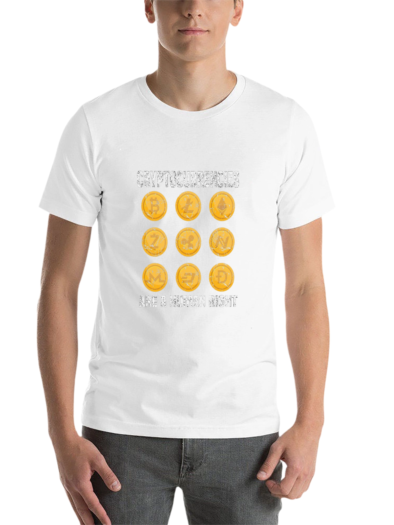 Cryptocurrencies Human Right Tee - Black
