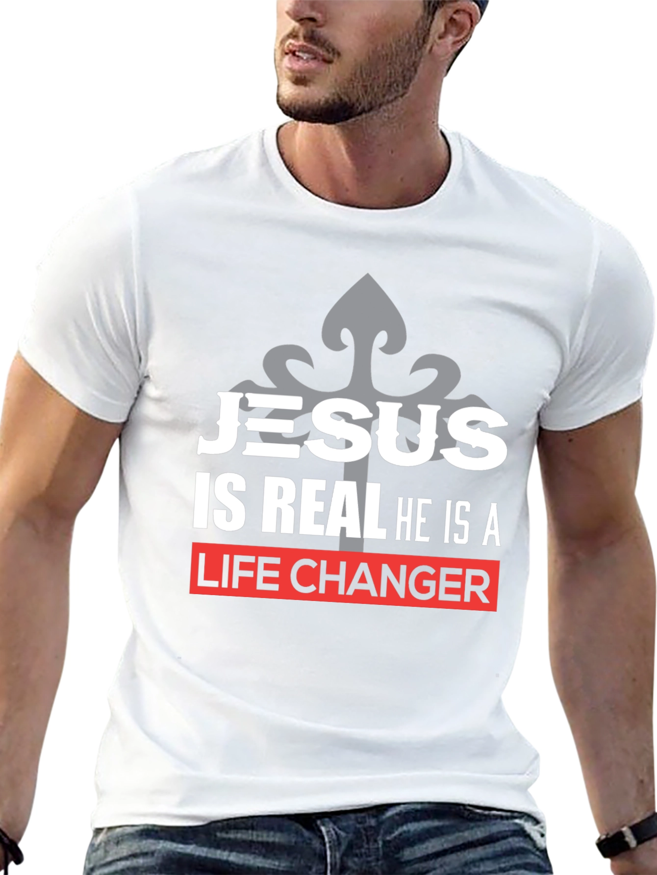 Jesus is Real T-Shirt: Christian Faith Apparel