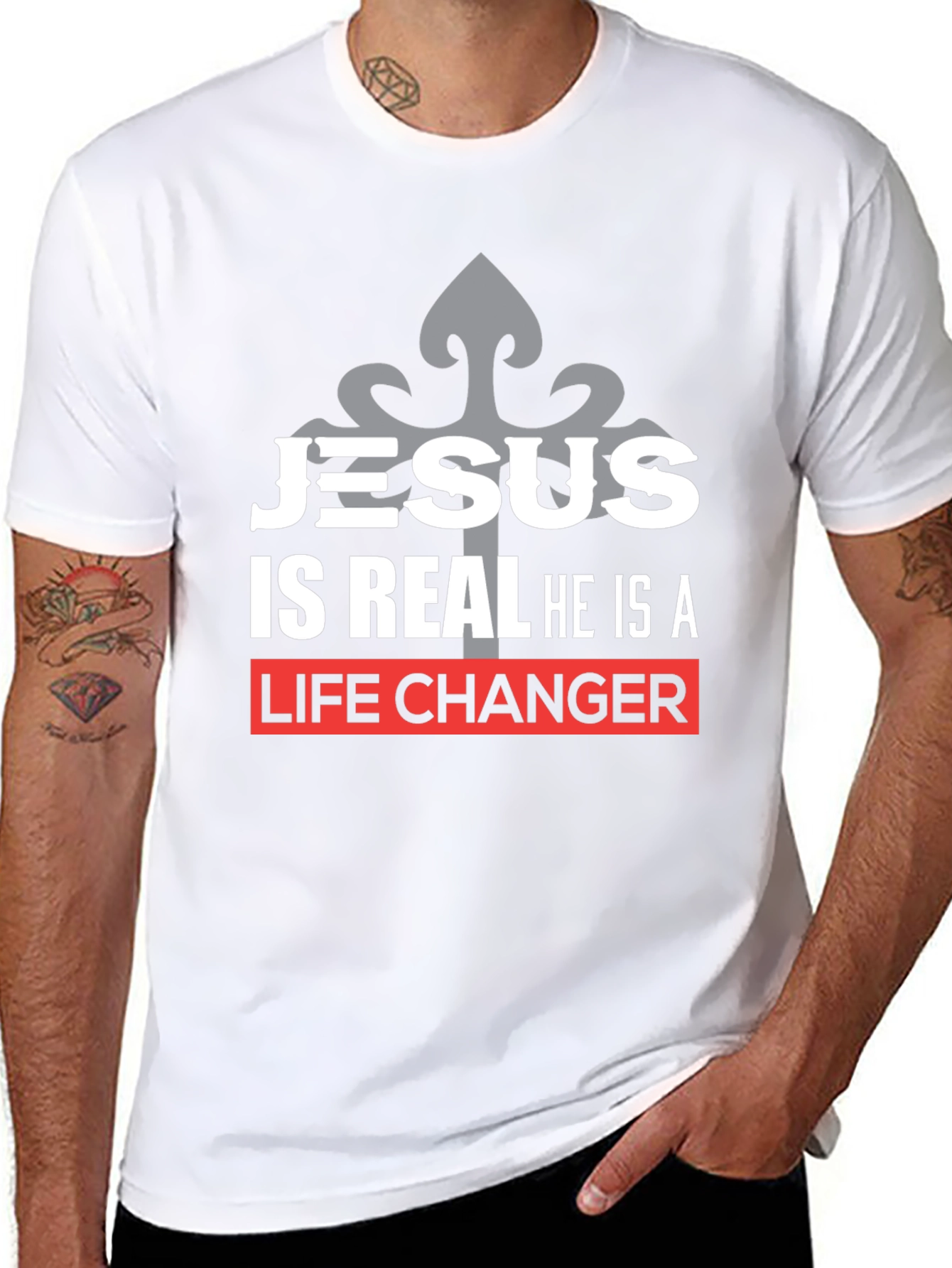 Jesus is Real T-Shirt: Christian Faith Apparel