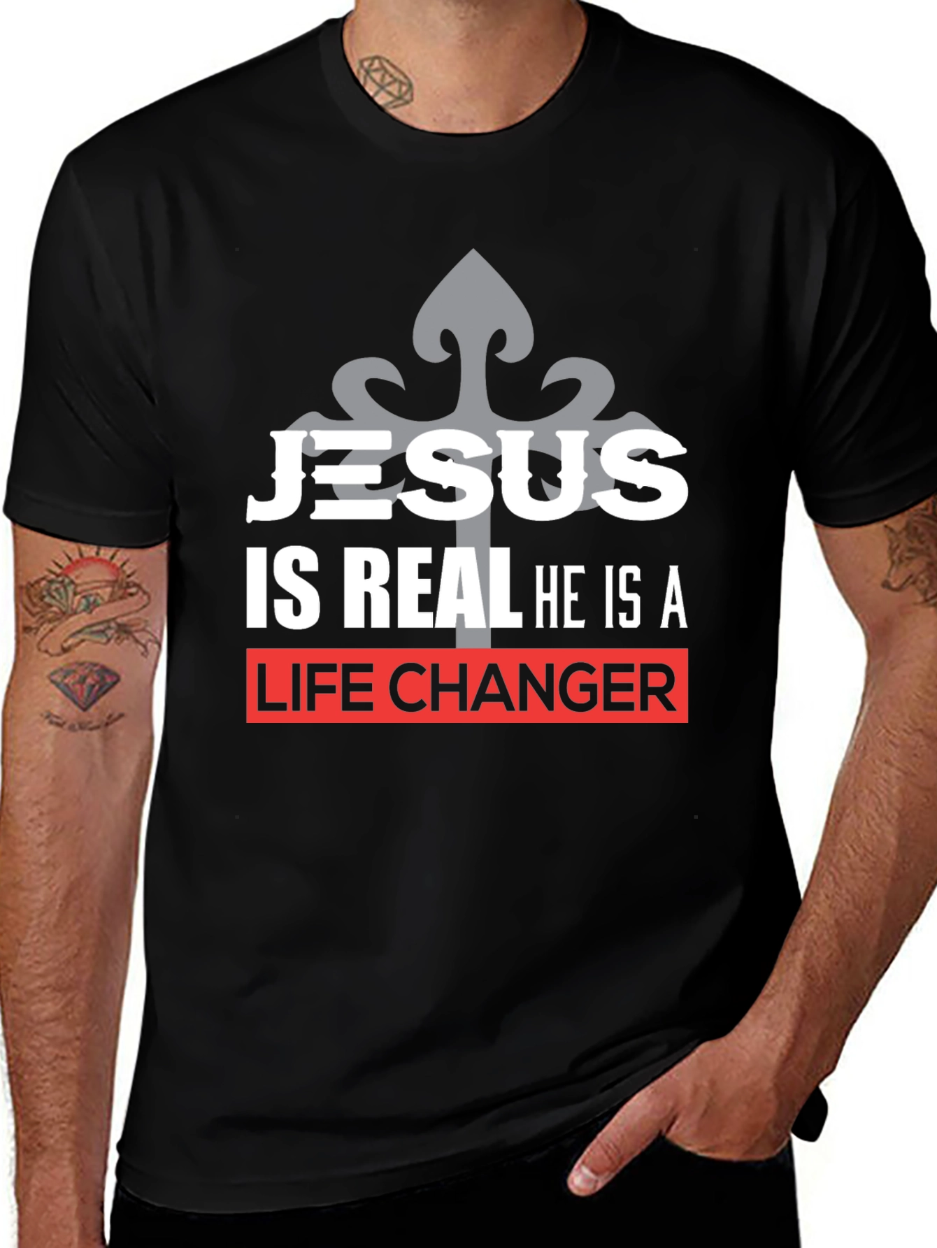 Jesus is Real T-Shirt: Christian Faith Apparel