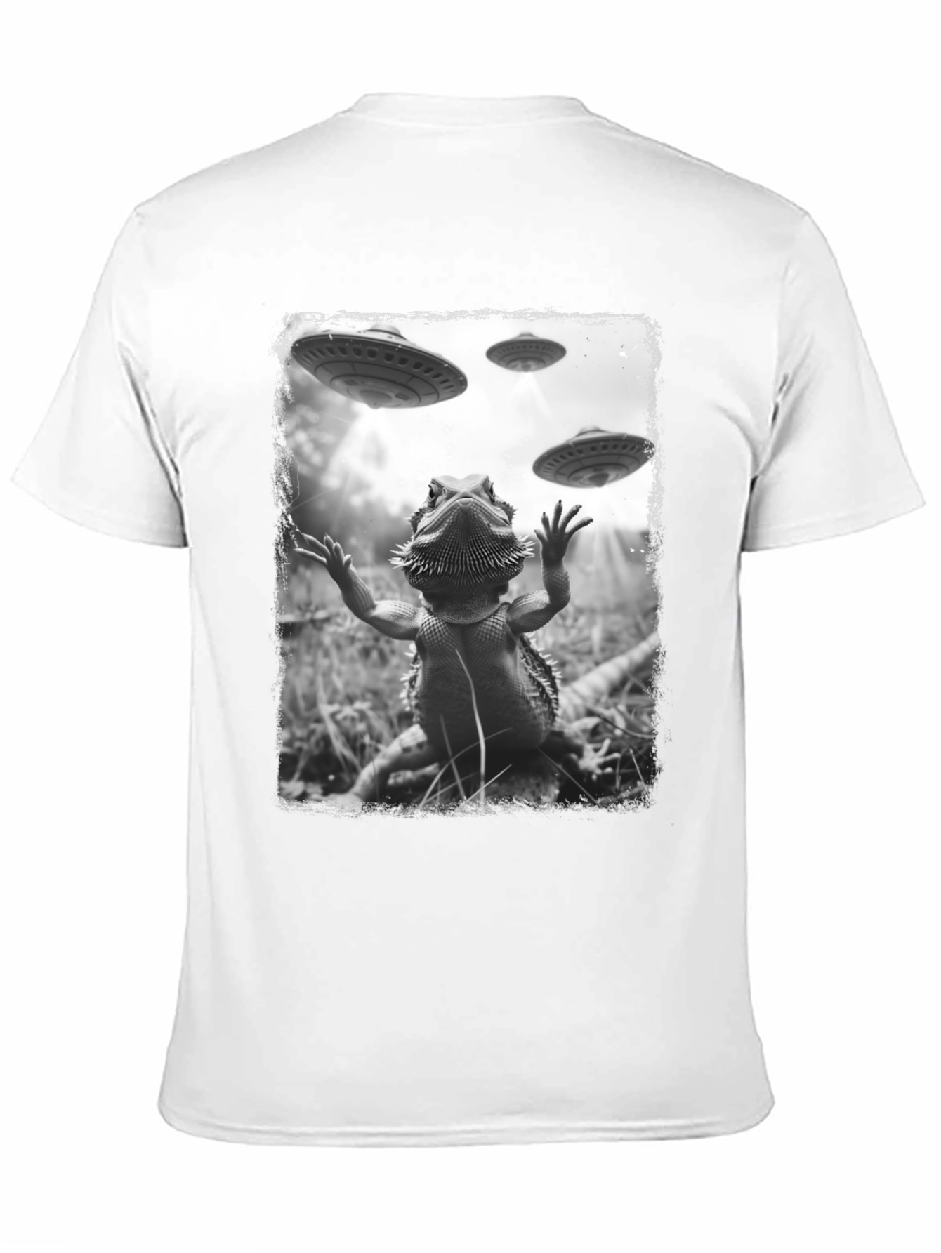 Bearded Dragon UFO Abduction T-Shirt