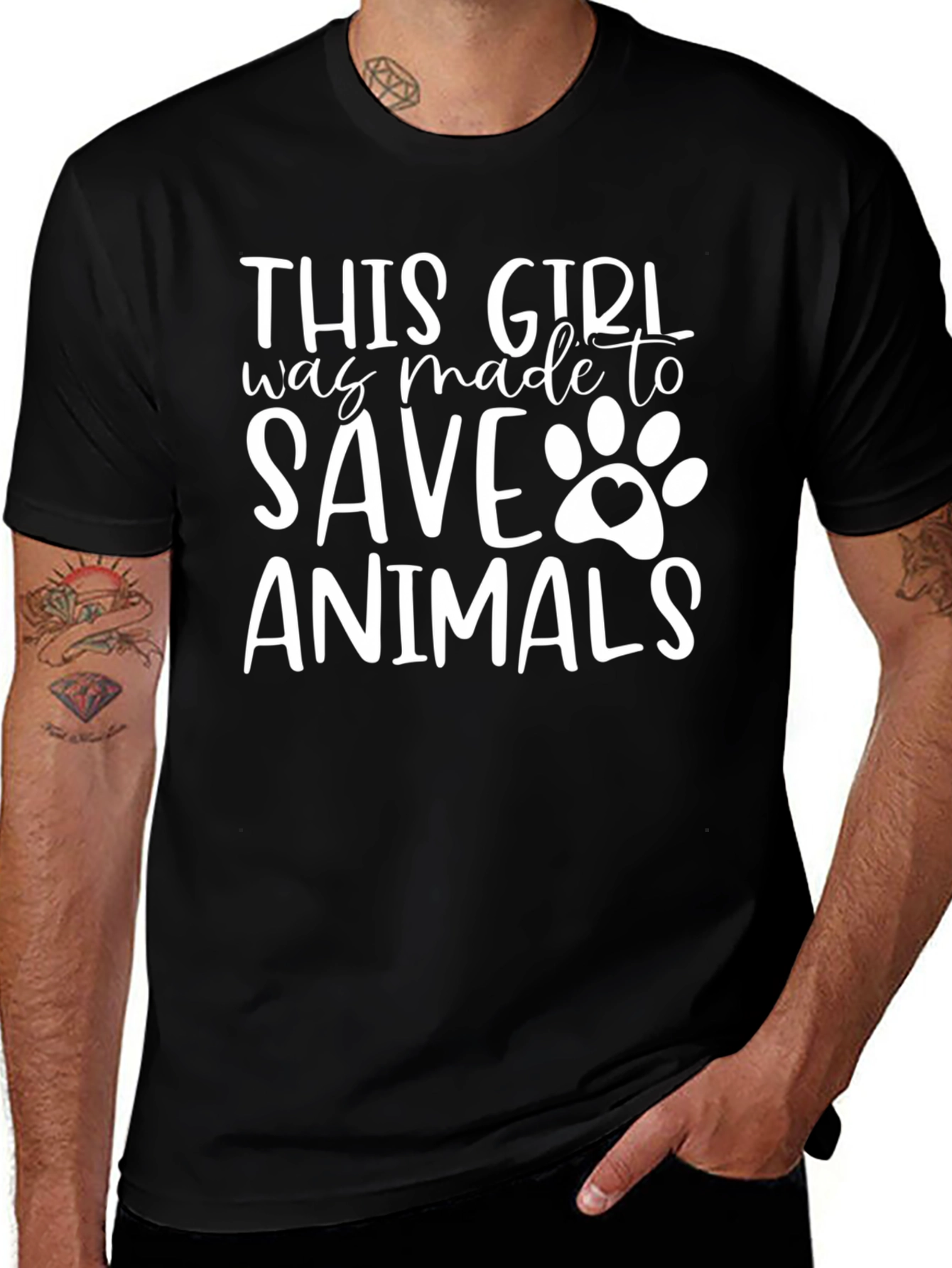 This Girl Saves Animals T-Shirt