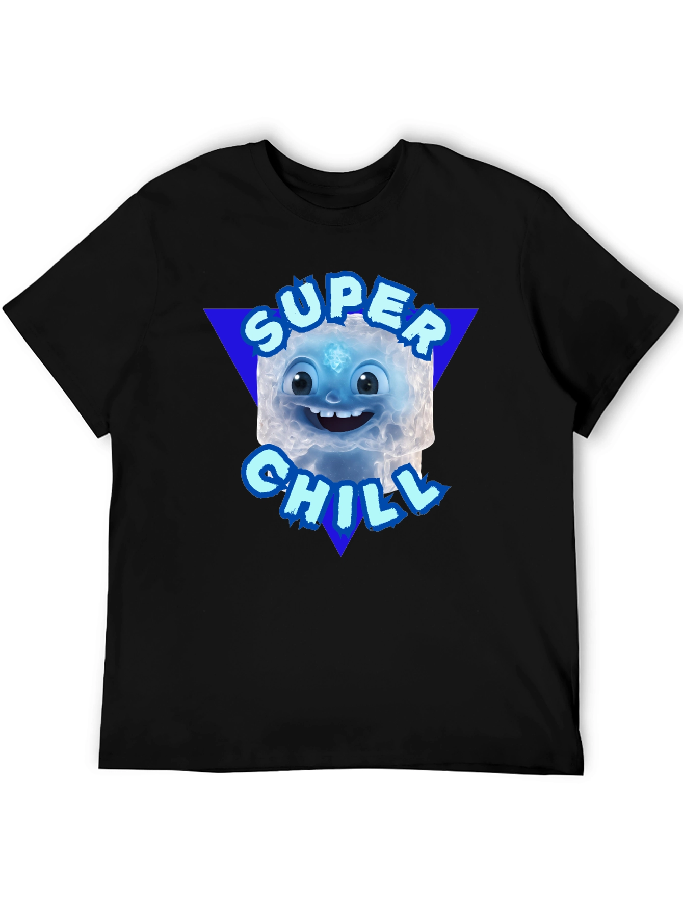 Super Chill Character Black T-Shirt