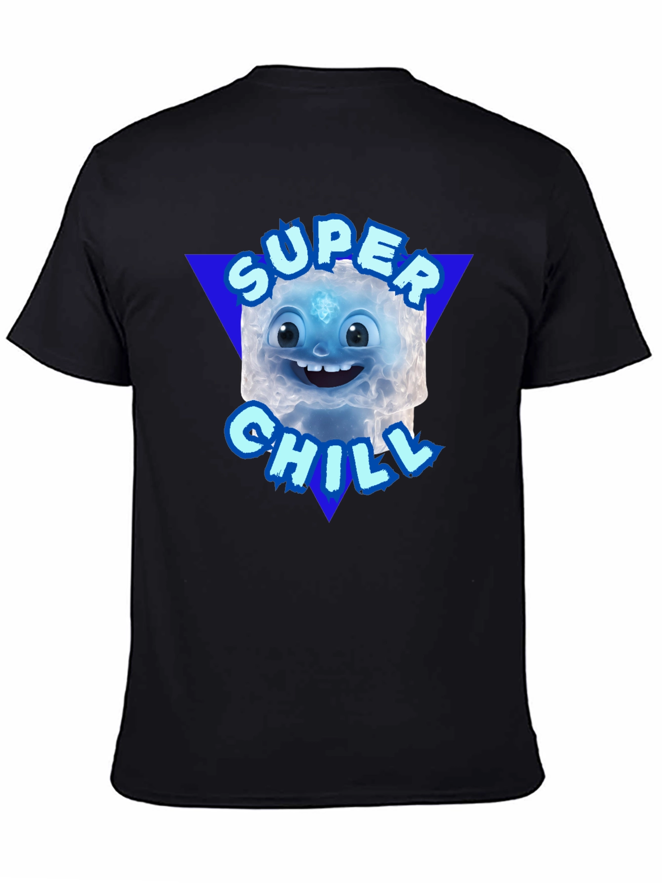 Super Chill Character Black T-Shirt