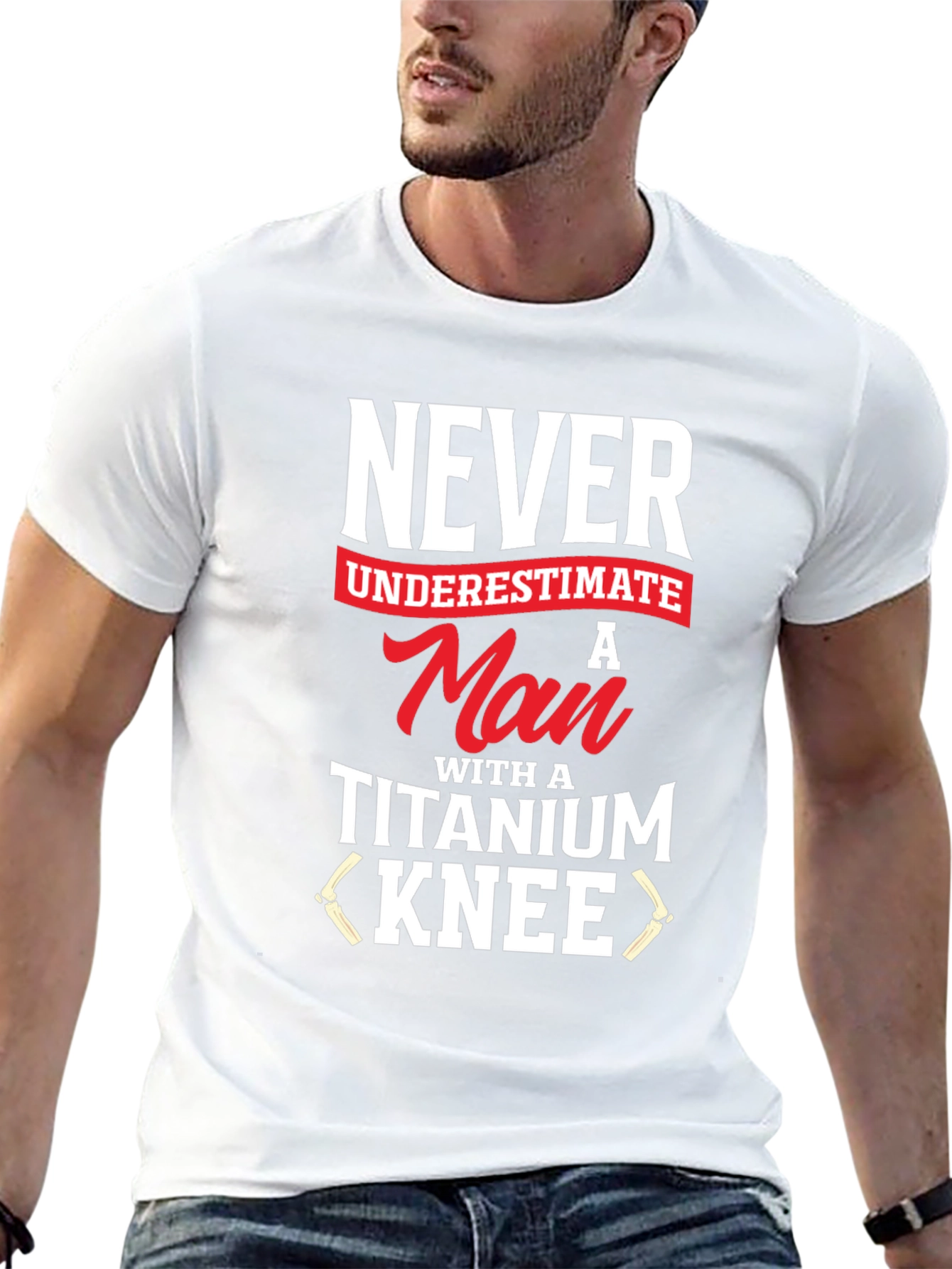 Titanium Knee Mans T-Shirt