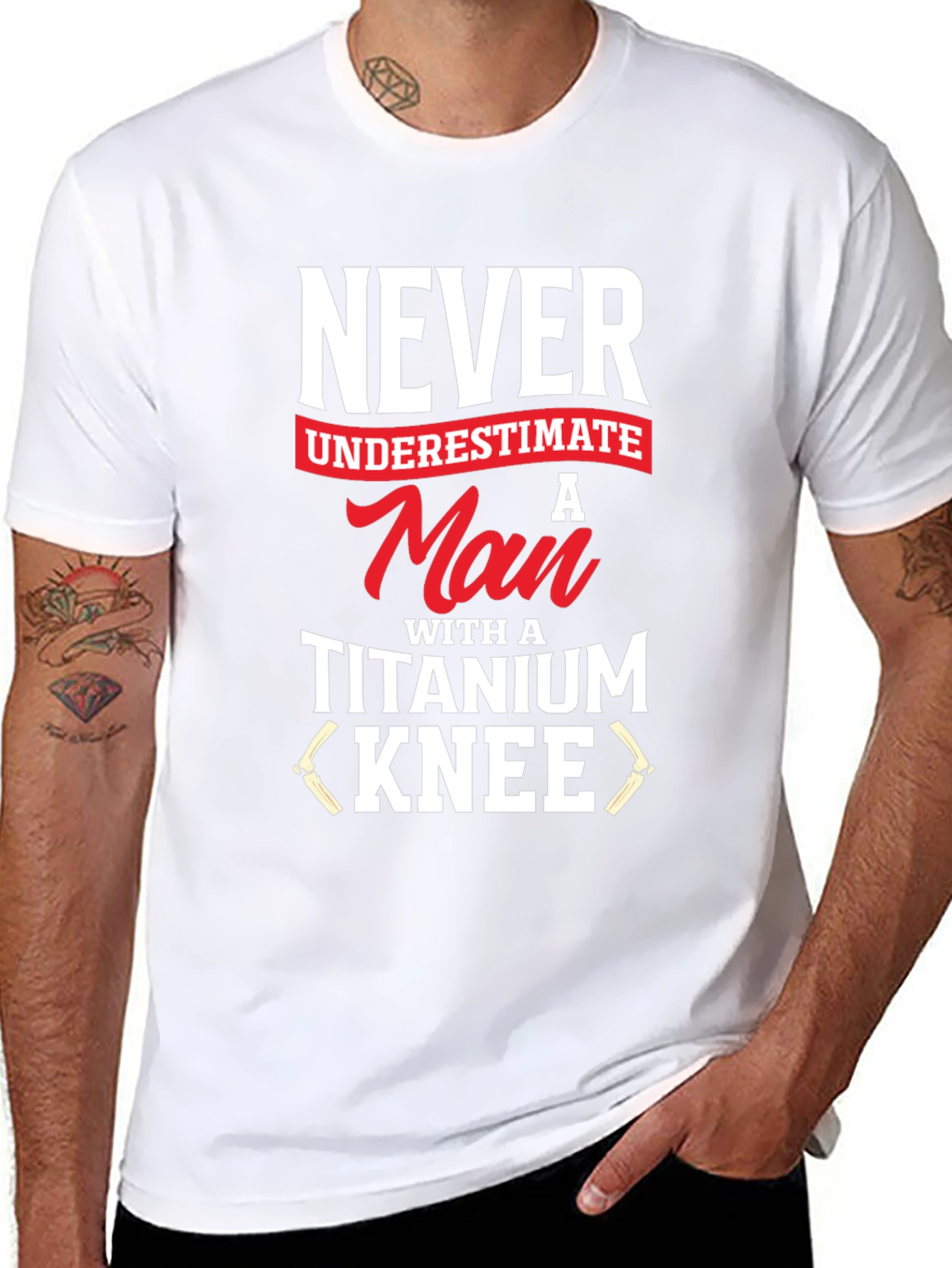 Titanium Knee Mans T-Shirt