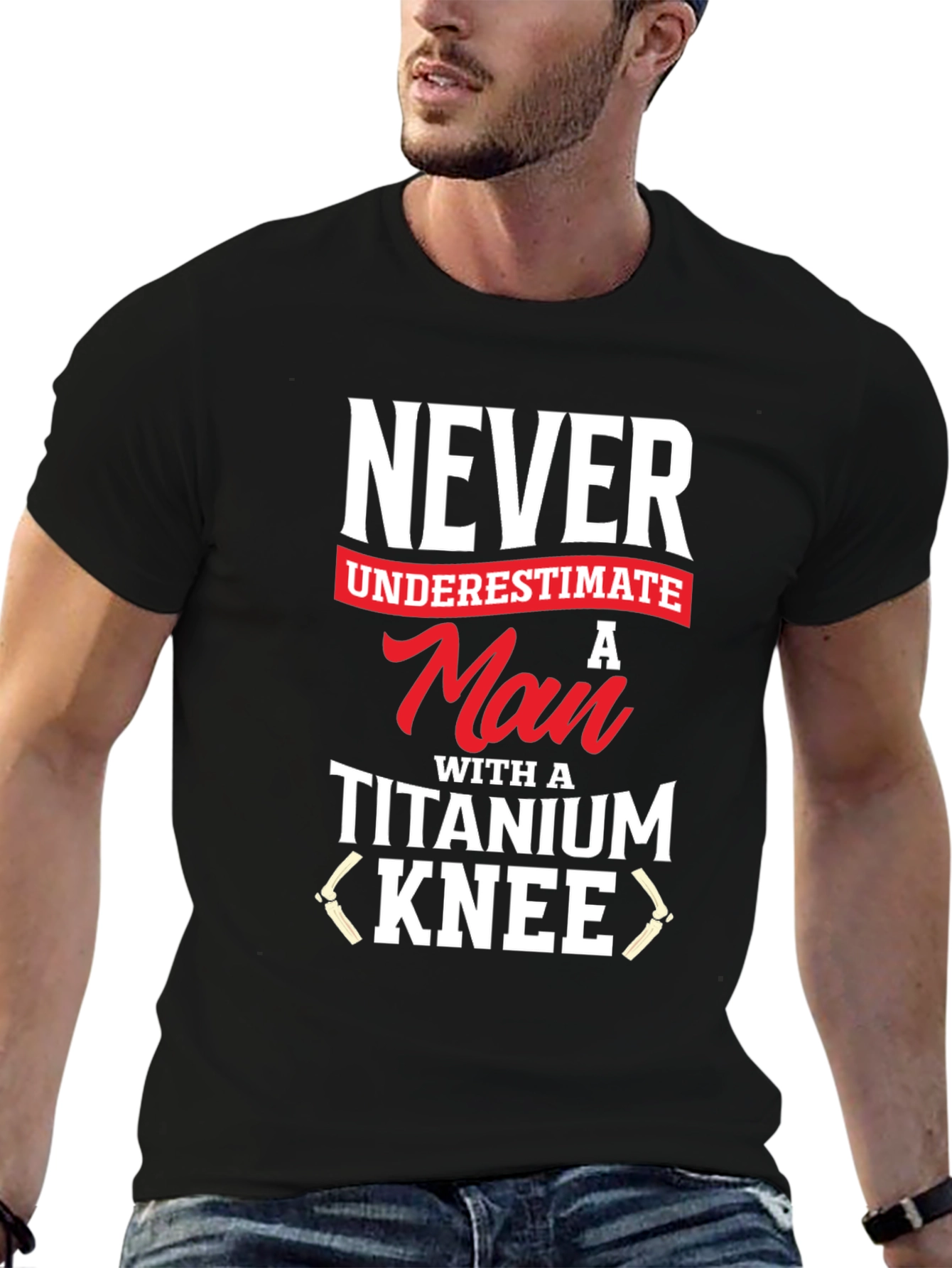 Titanium Knee Mans T-Shirt