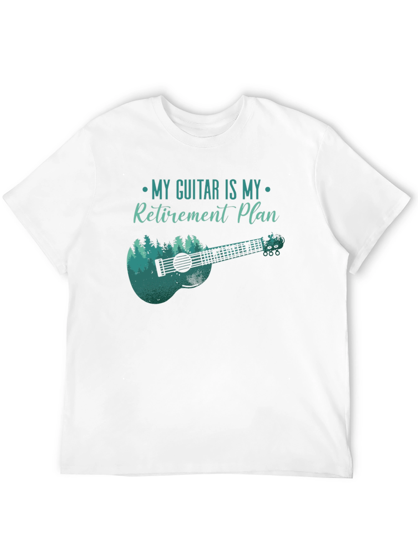 Guitar Retirement Plan Tee - Musicians Gift