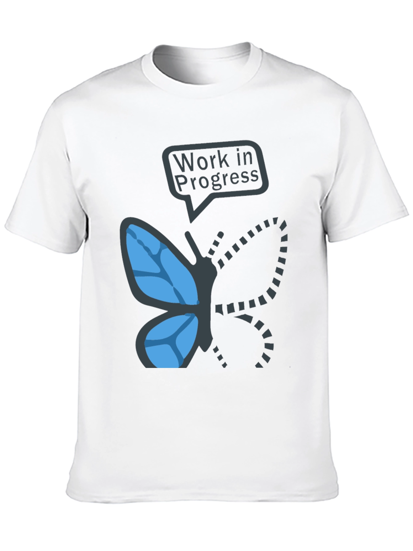 Work in Progress Butterfly Graphic T-Shirt