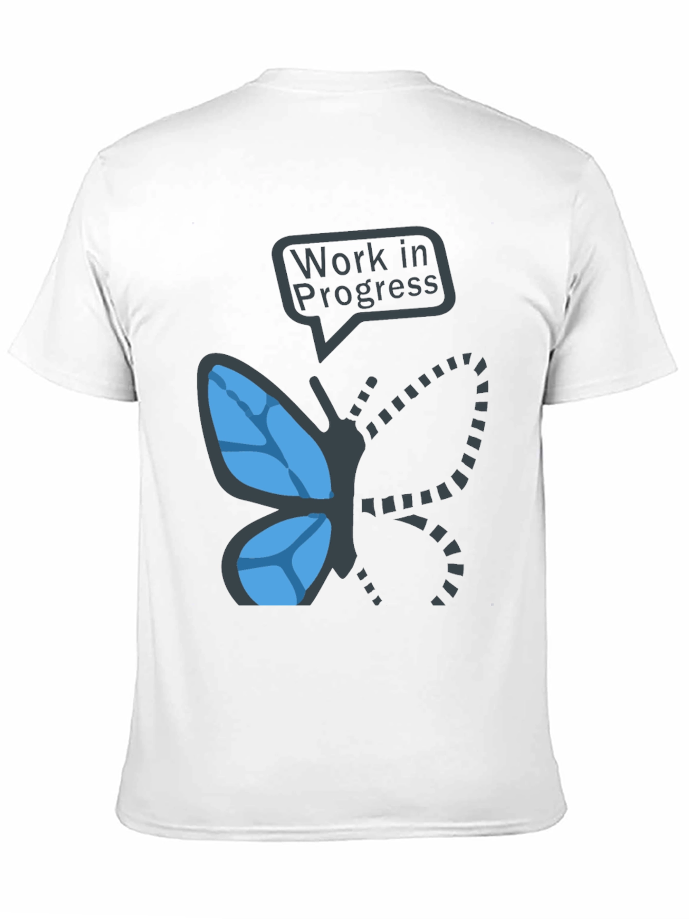 Work in Progress Butterfly Graphic T-Shirt