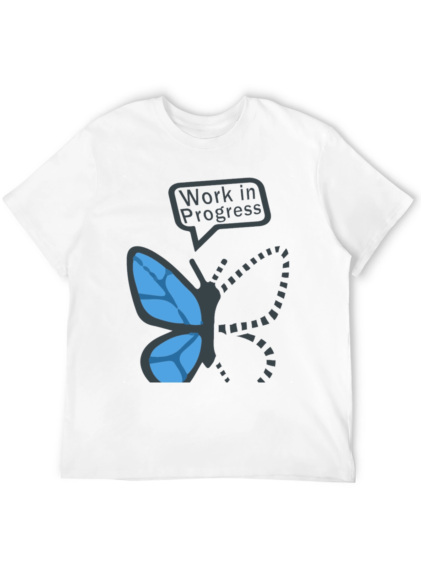 Work in Progress Butterfly Graphic T-Shirt