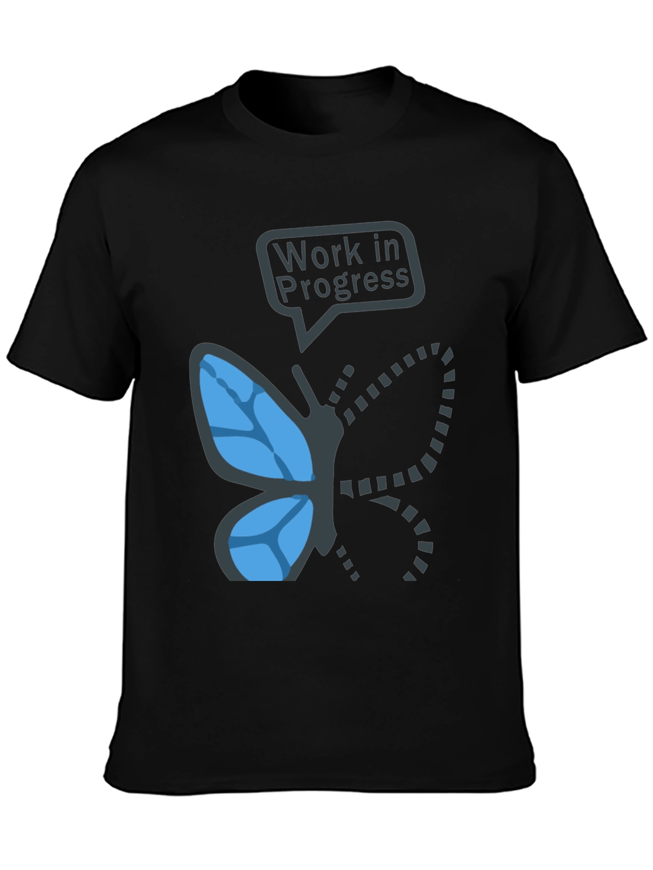 Work in Progress Butterfly Graphic T-Shirt