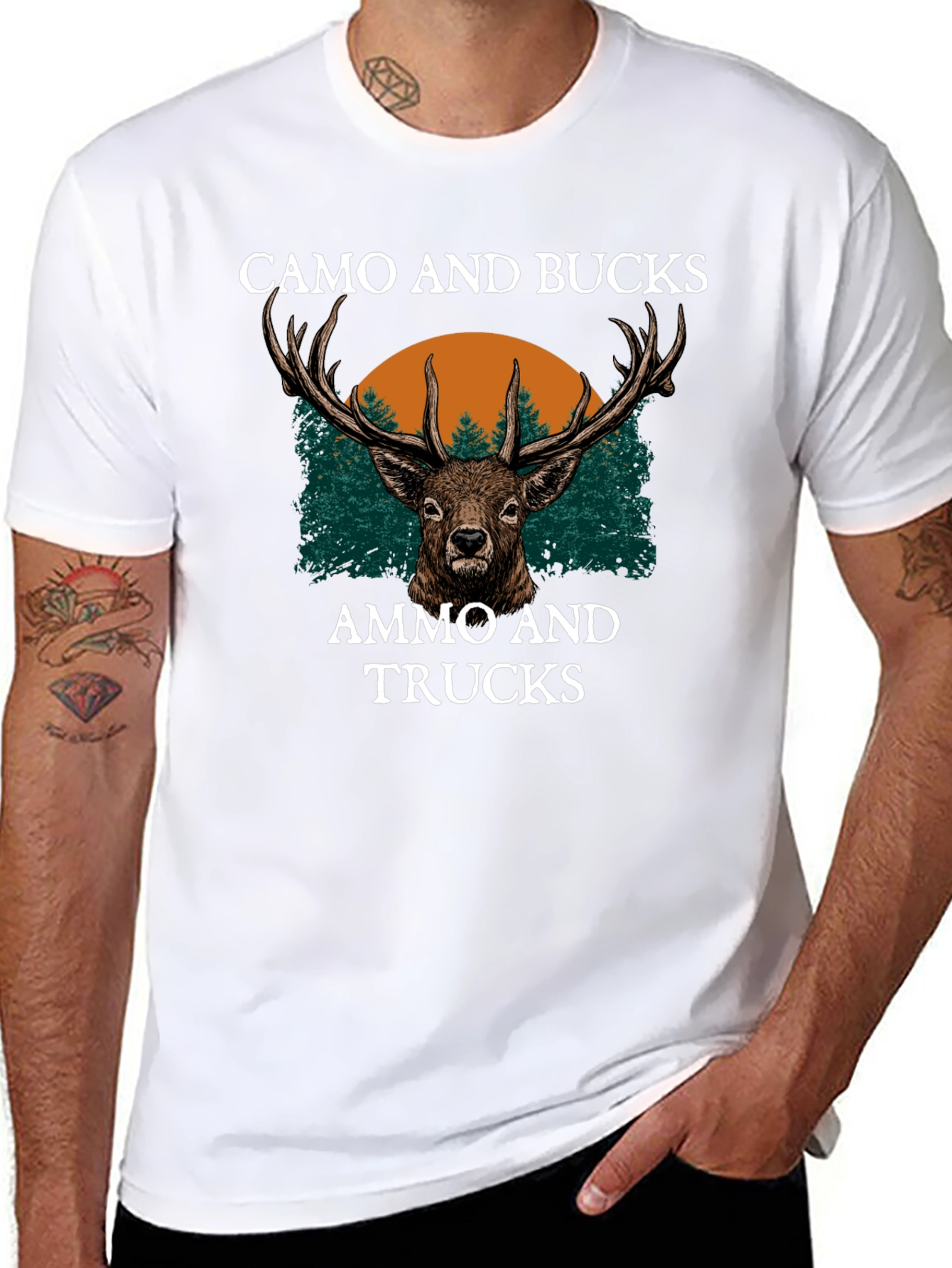 Camo and Bucks T-Shirt