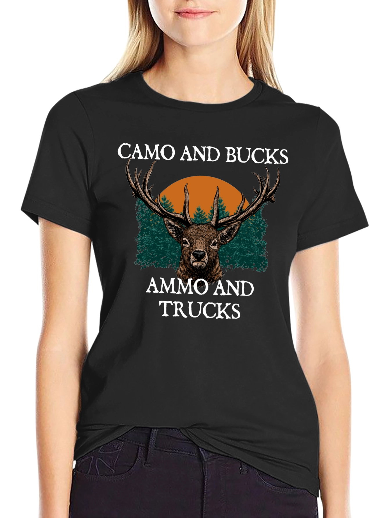 Camo and Bucks T-Shirt