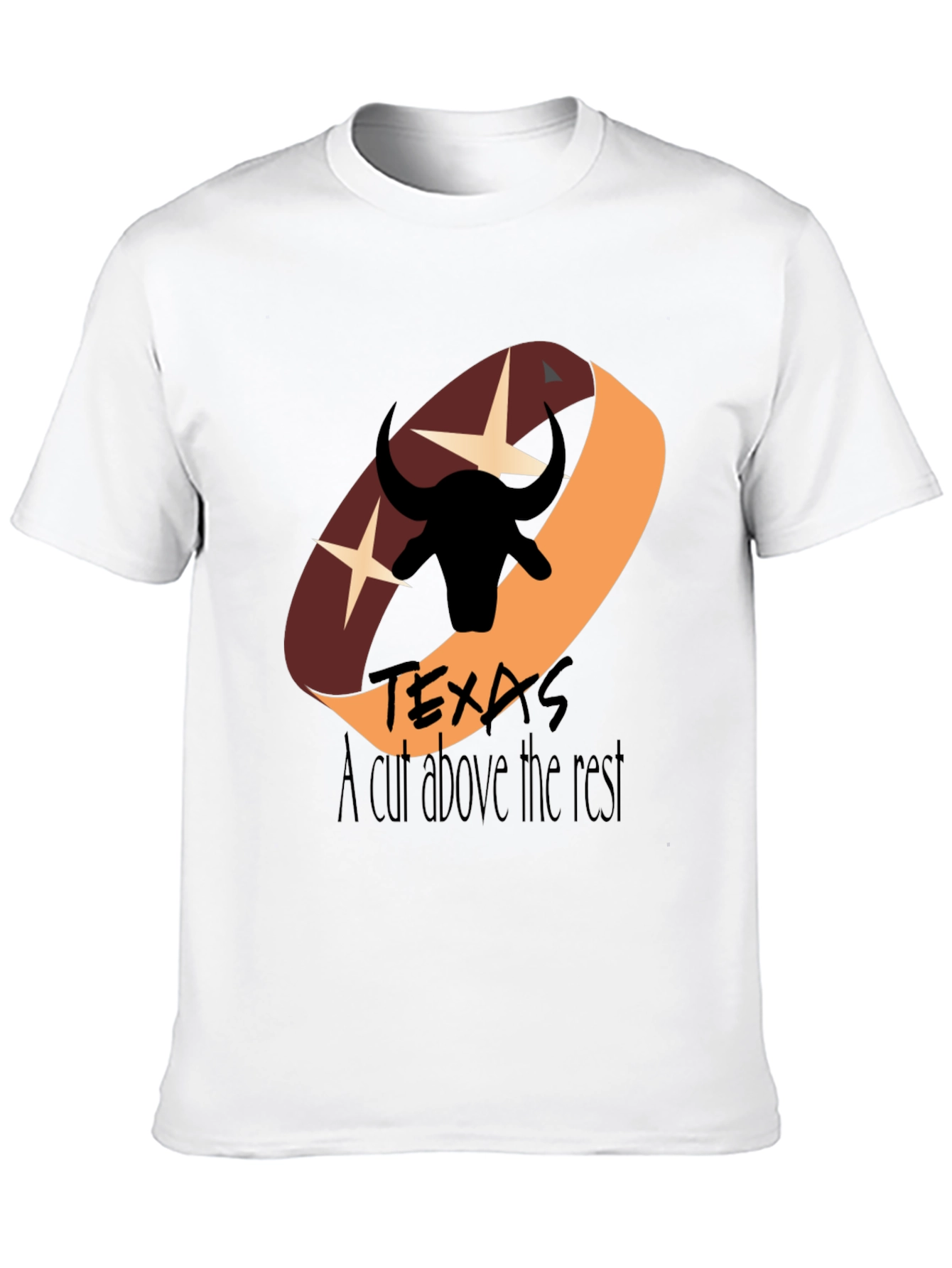 Texas Steer Graphic Tee - A Cut Above