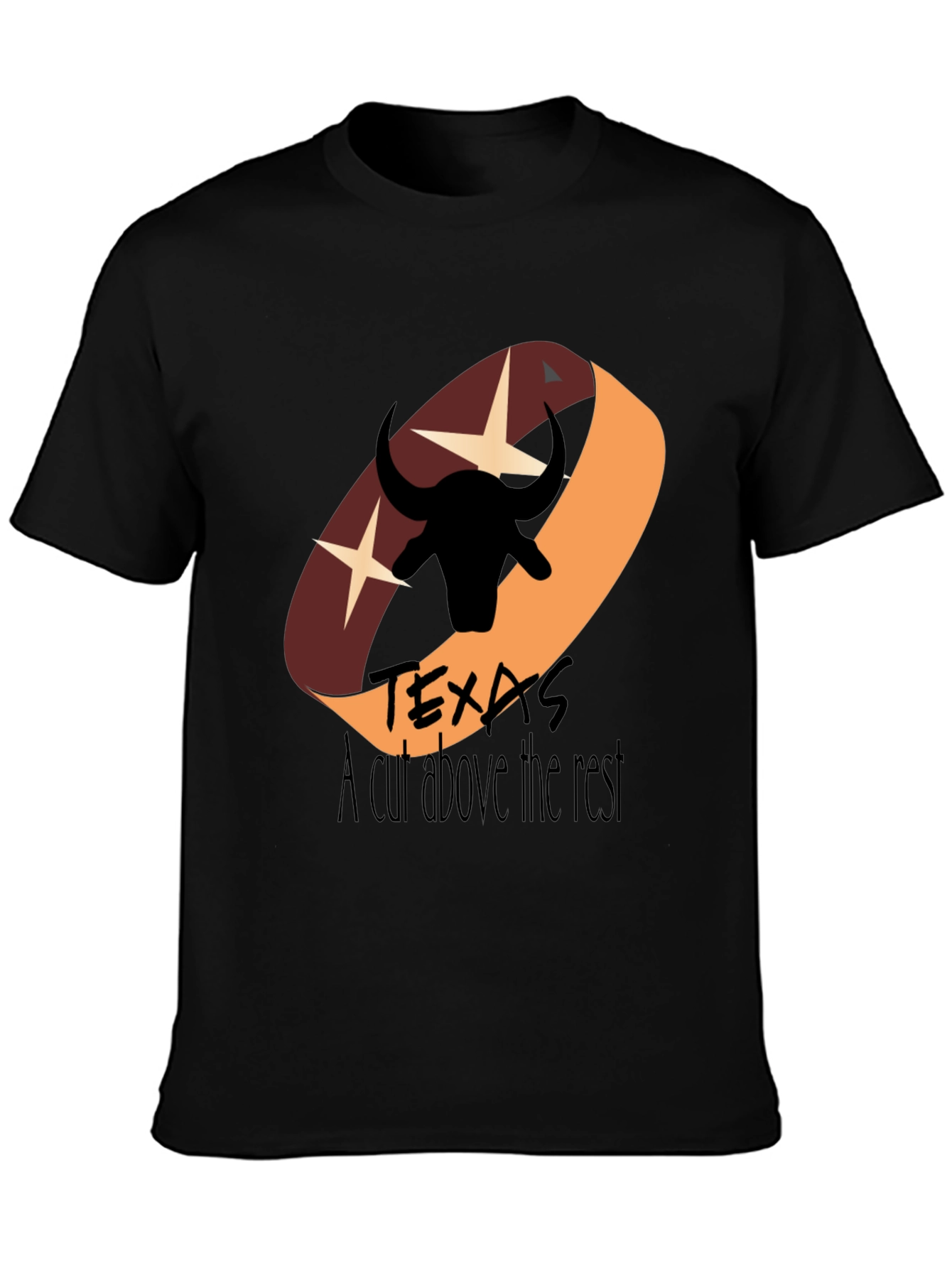 Texas Steer Graphic Tee - A Cut Above