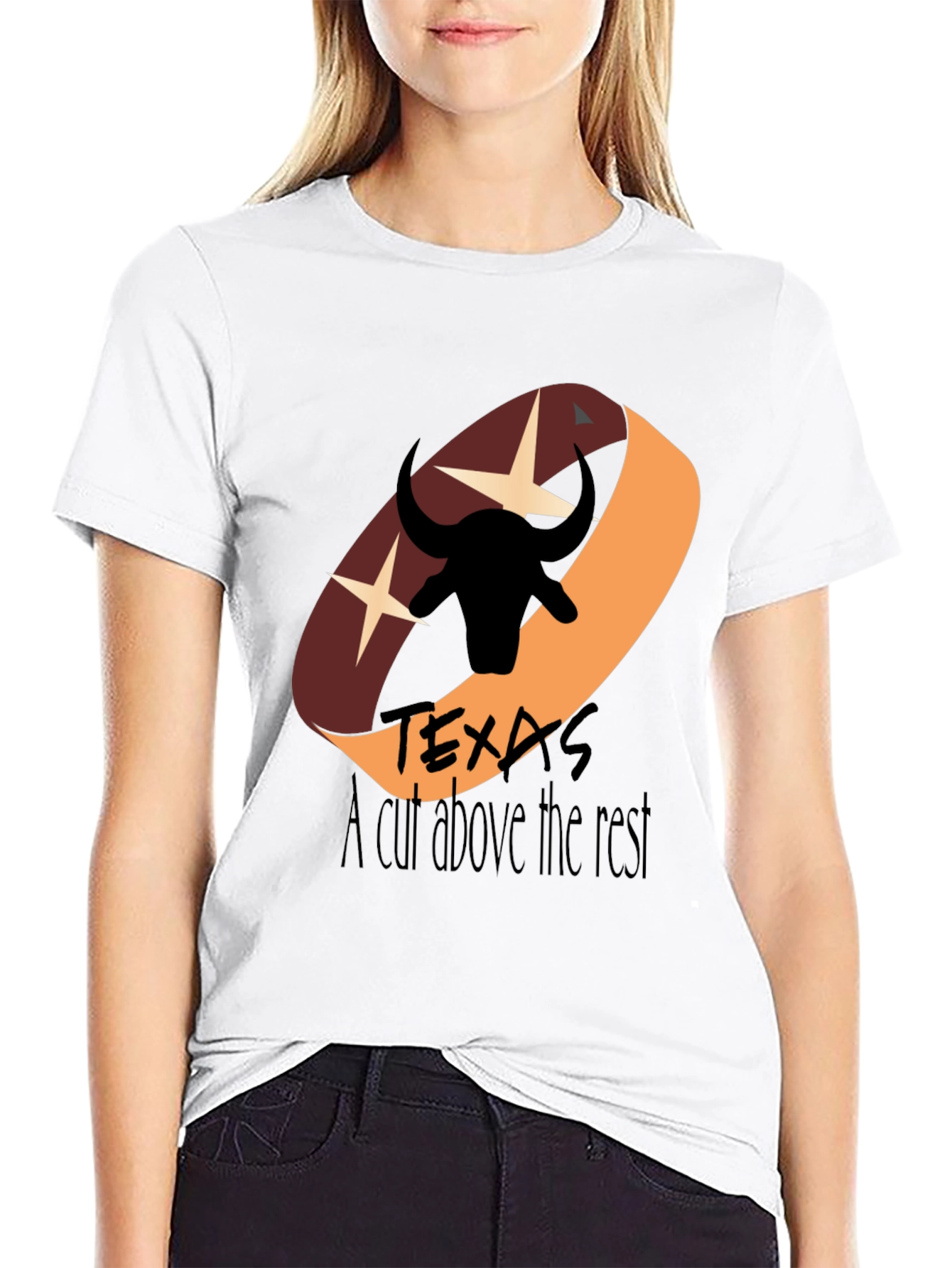 Texas Steer Graphic Tee - A Cut Above