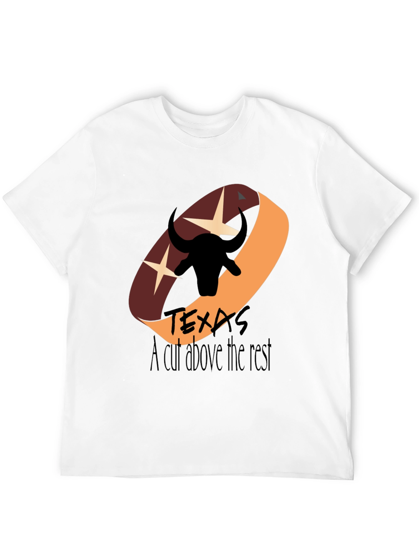 Texas Steer Graphic Tee - A Cut Above