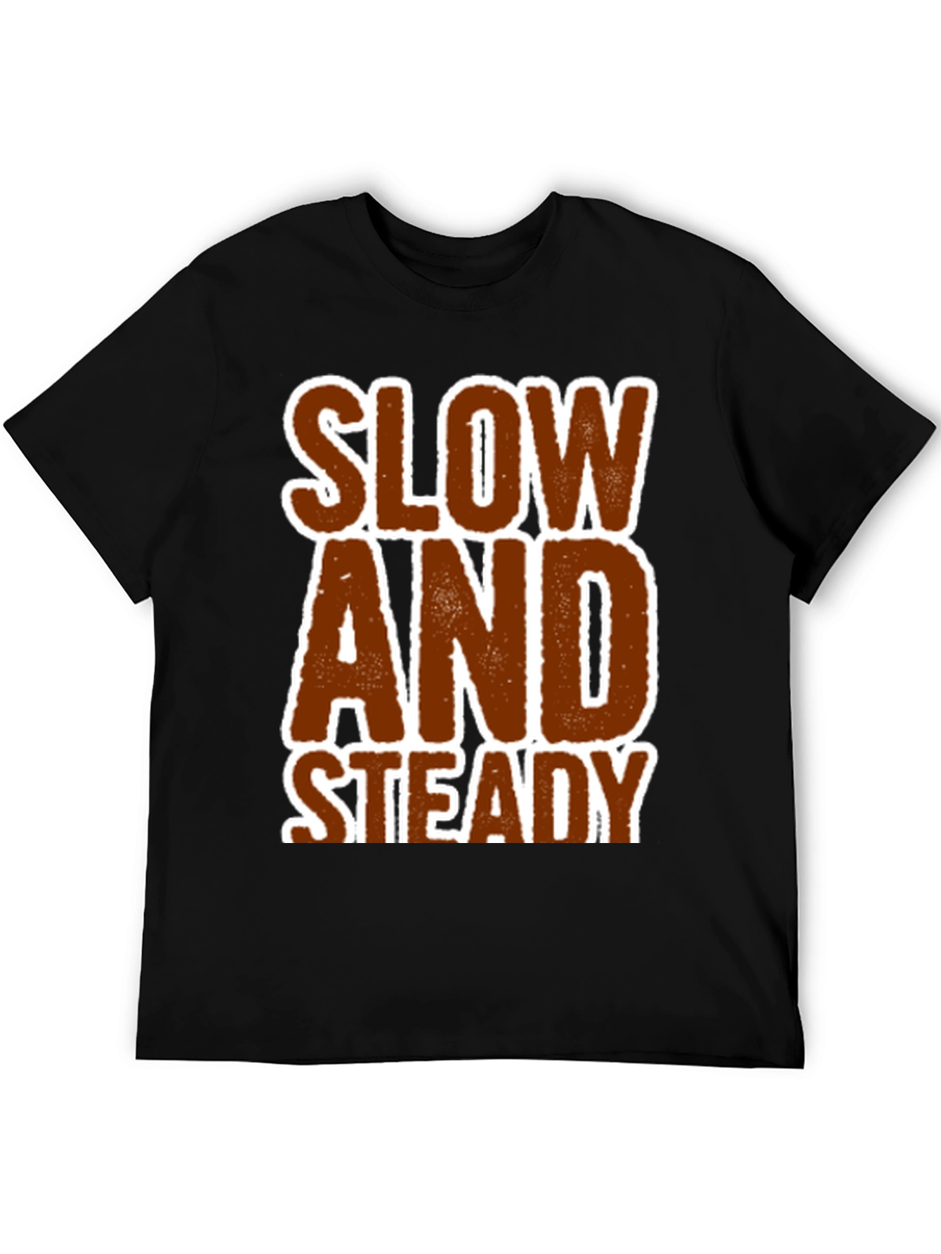 Slow and Steady Graphic Tee - Black