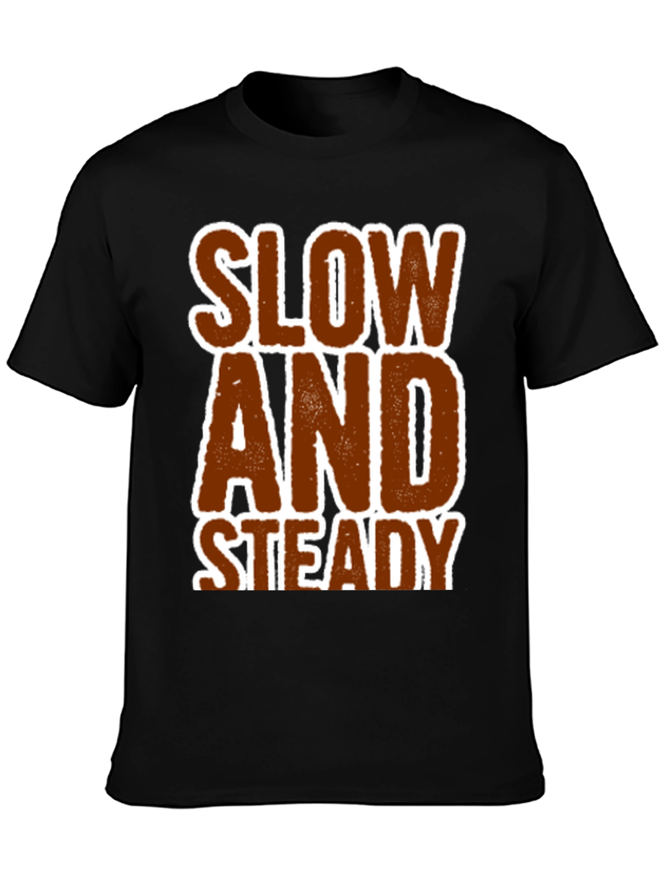 Slow and Steady Graphic Tee - Black