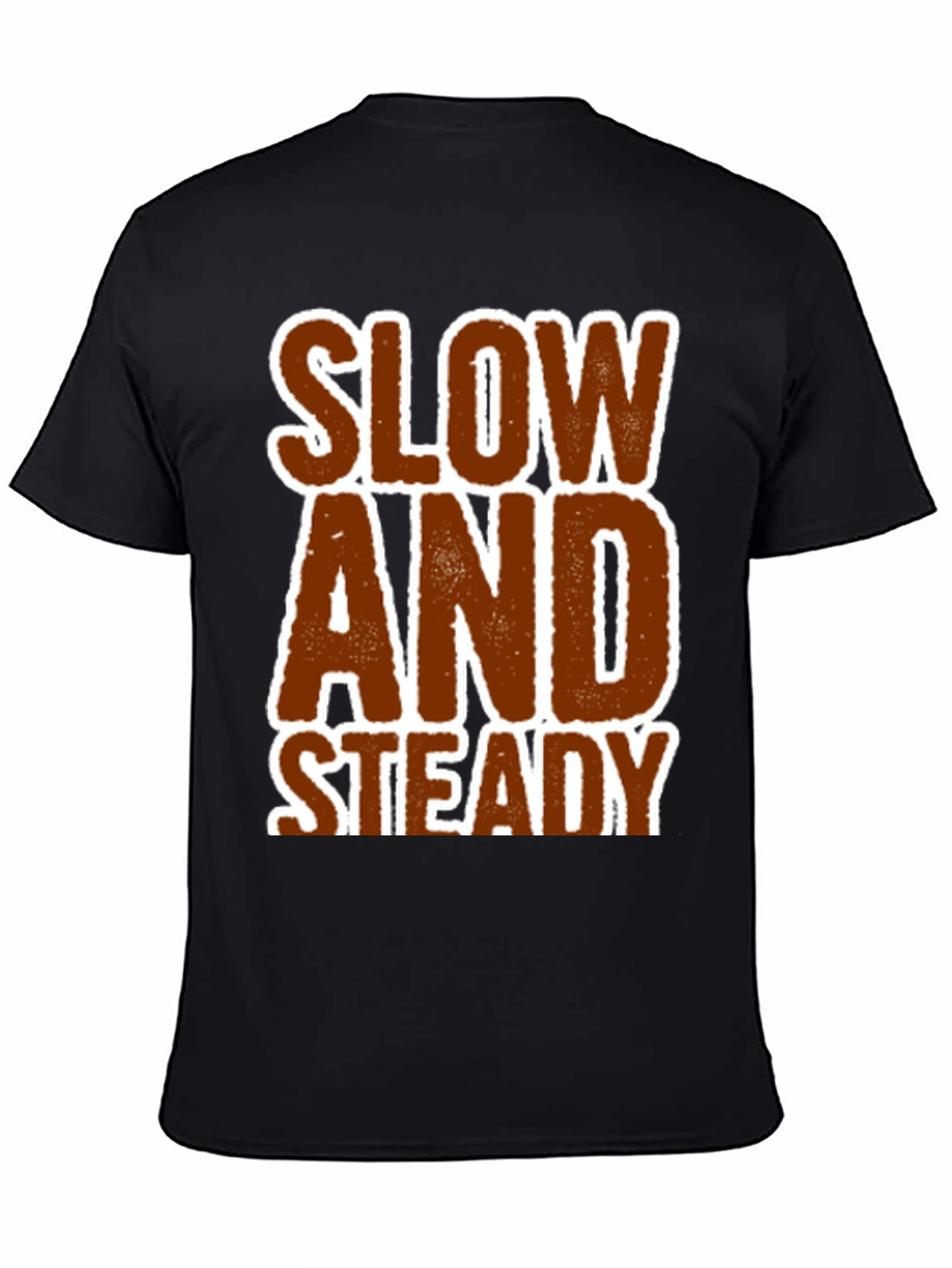 Slow and Steady Graphic Tee - Black