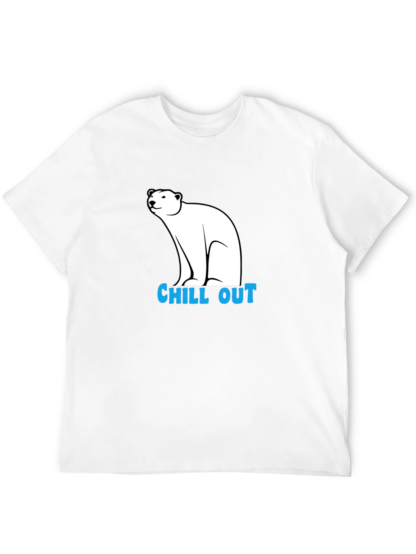 Chill Out Polar Bear Graphic Tee