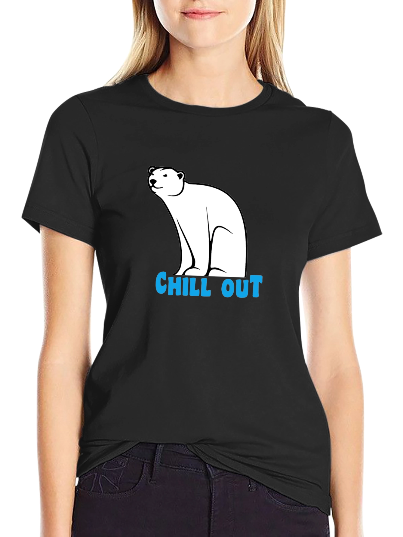 Chill Out Polar Bear Graphic Tee