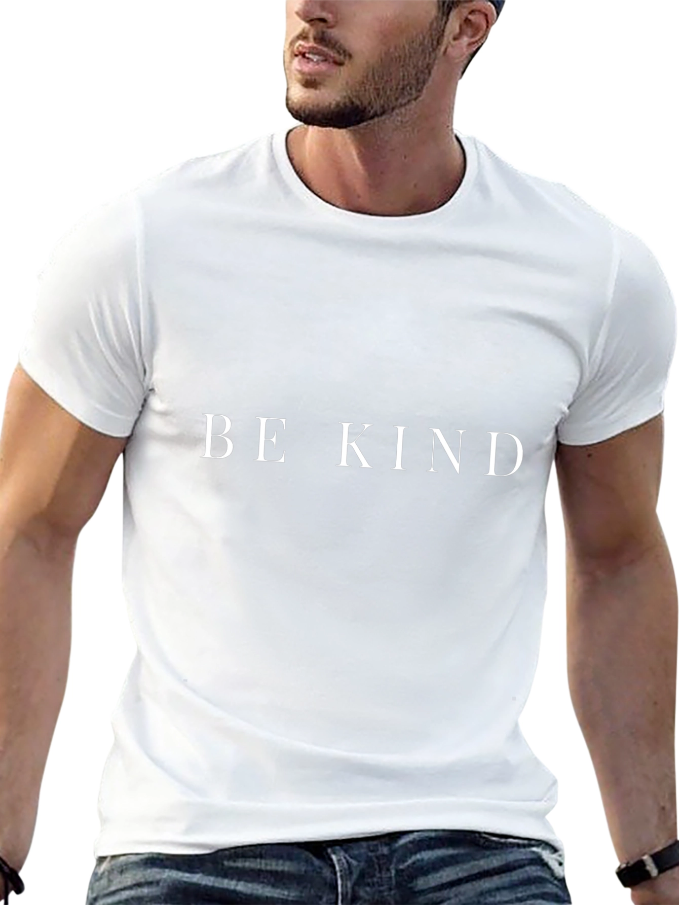 Be Kind Graphic Tee - Soft Cotton Blend