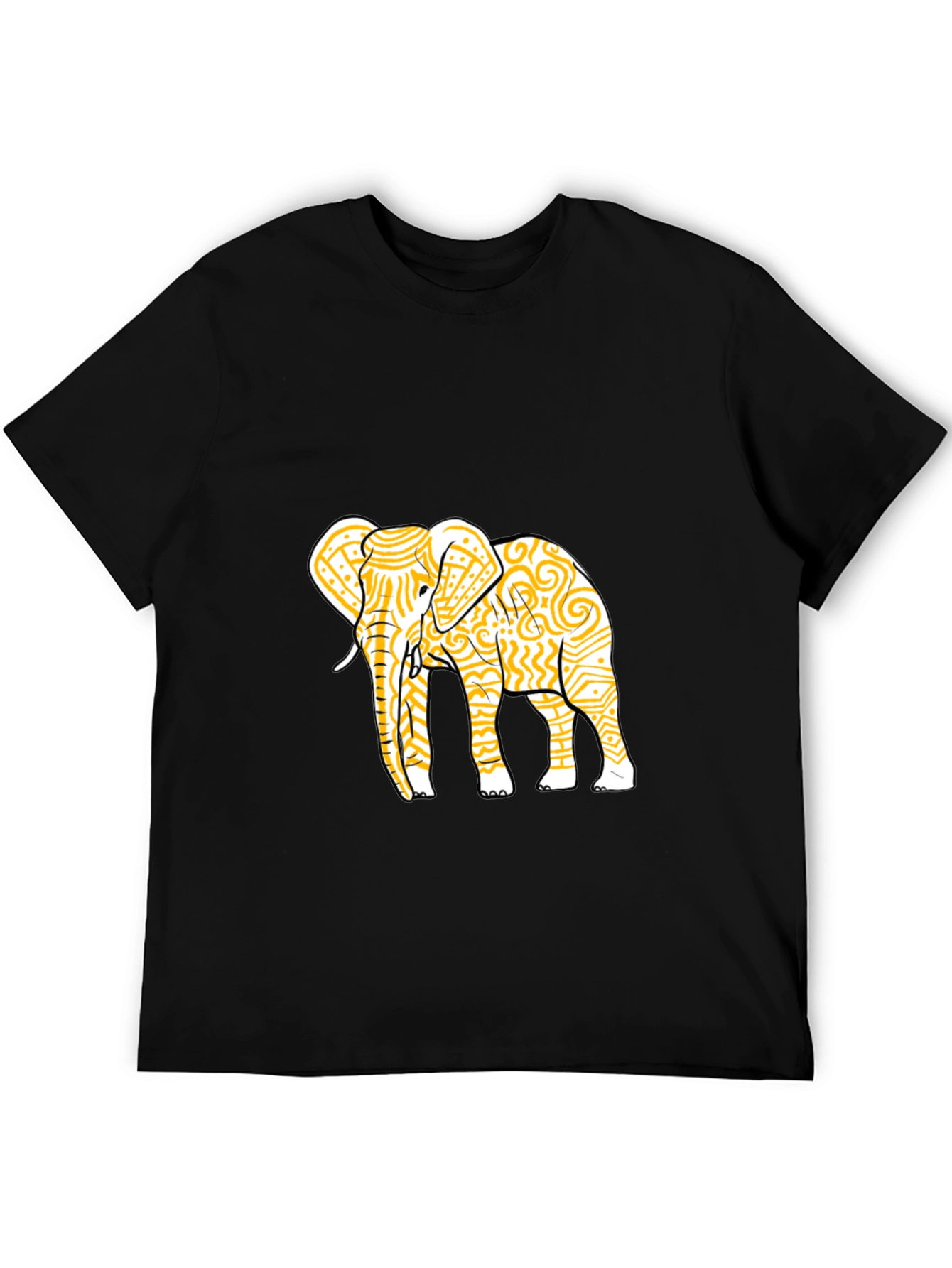 Elephant Graphic Tee - Stylish Mens Crew Neck T-Shirt