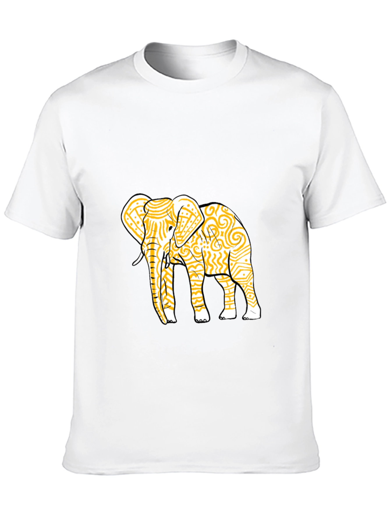 Elephant Graphic Tee - Stylish Mens Crew Neck T-Shirt