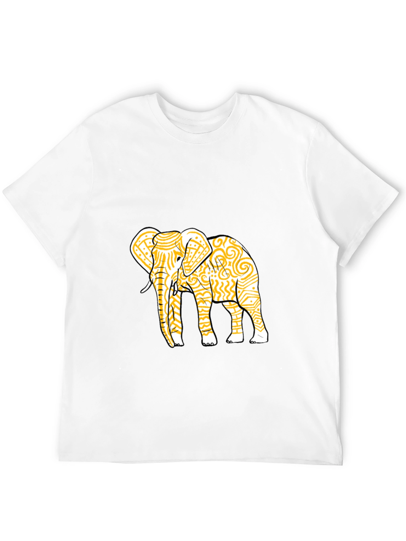 Elephant Graphic Tee - Stylish Mens Crew Neck T-Shirt