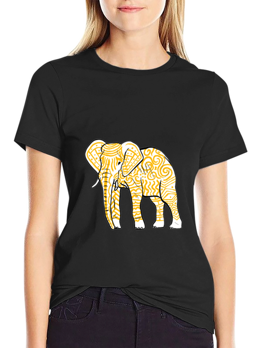Elephant Graphic Tee - Stylish Mens Crew Neck T-Shirt