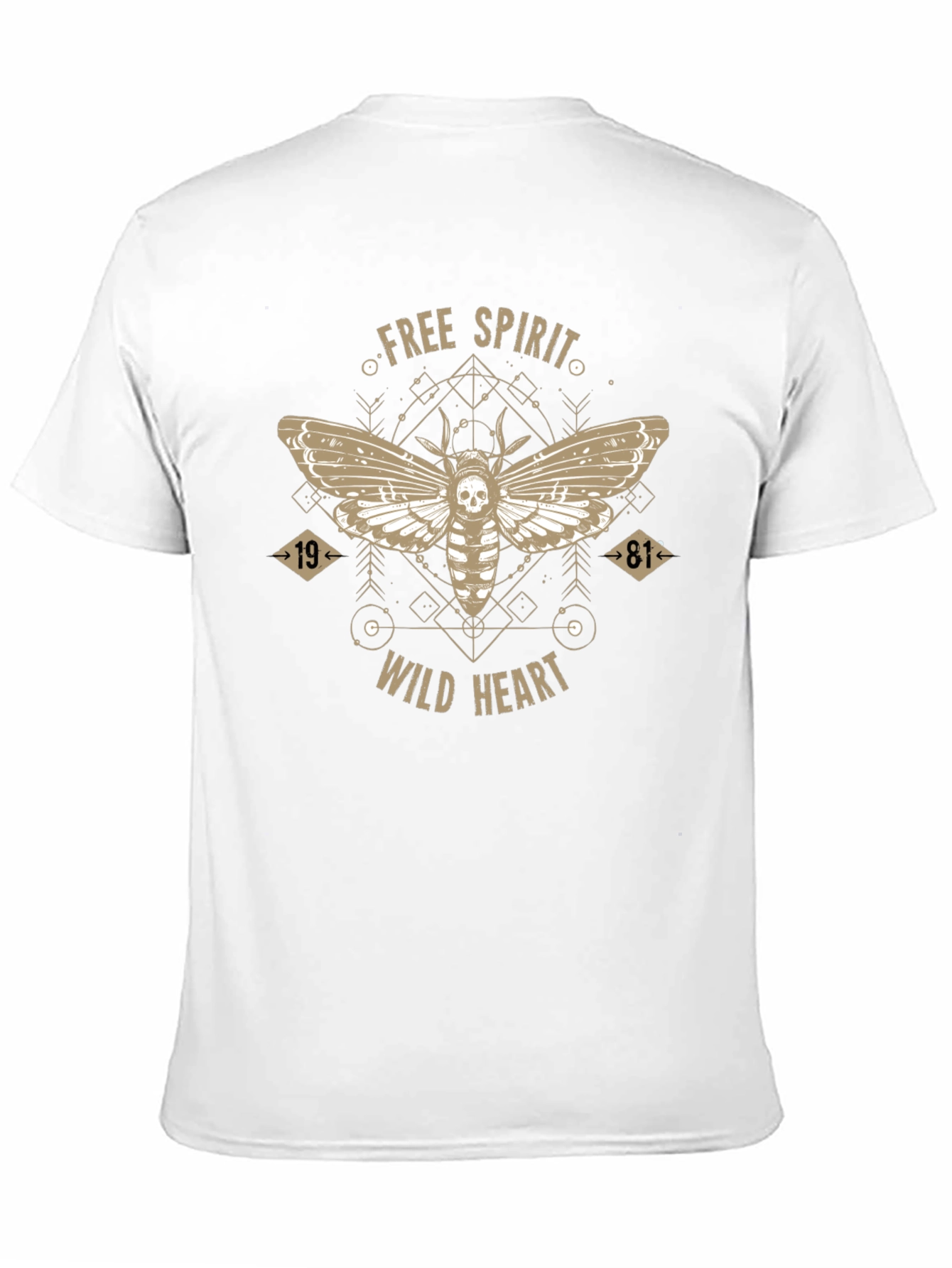 Free Spirit Moth Graphic Tee