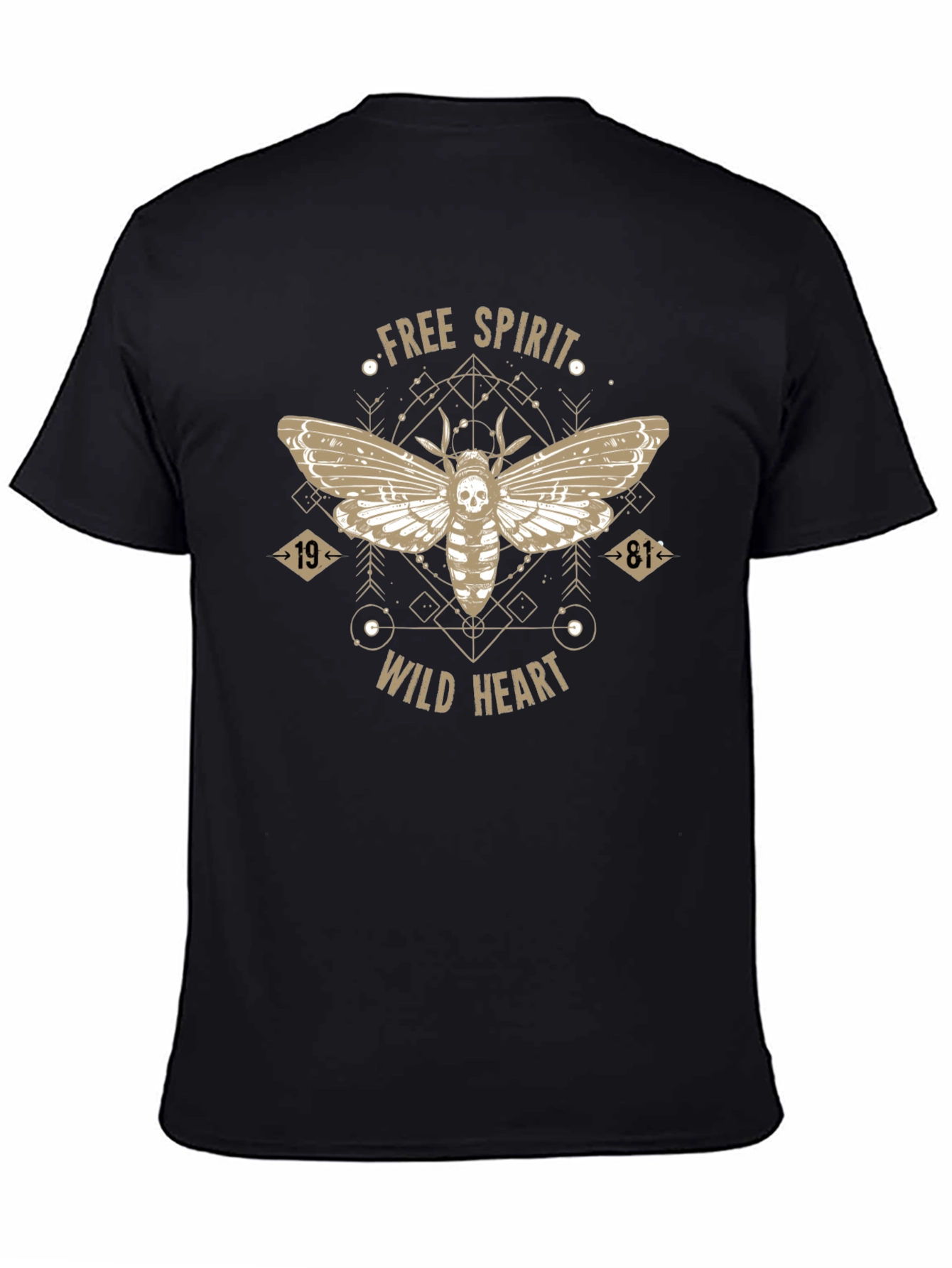Free Spirit Moth Graphic Tee