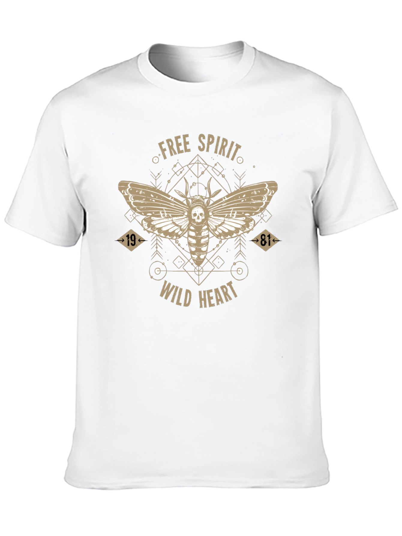 Free Spirit Moth Graphic Tee