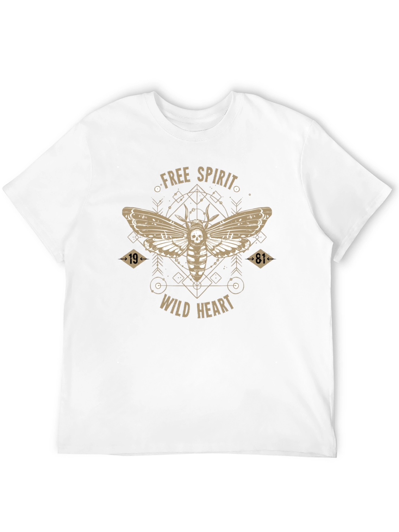 Free Spirit Moth Graphic Tee
