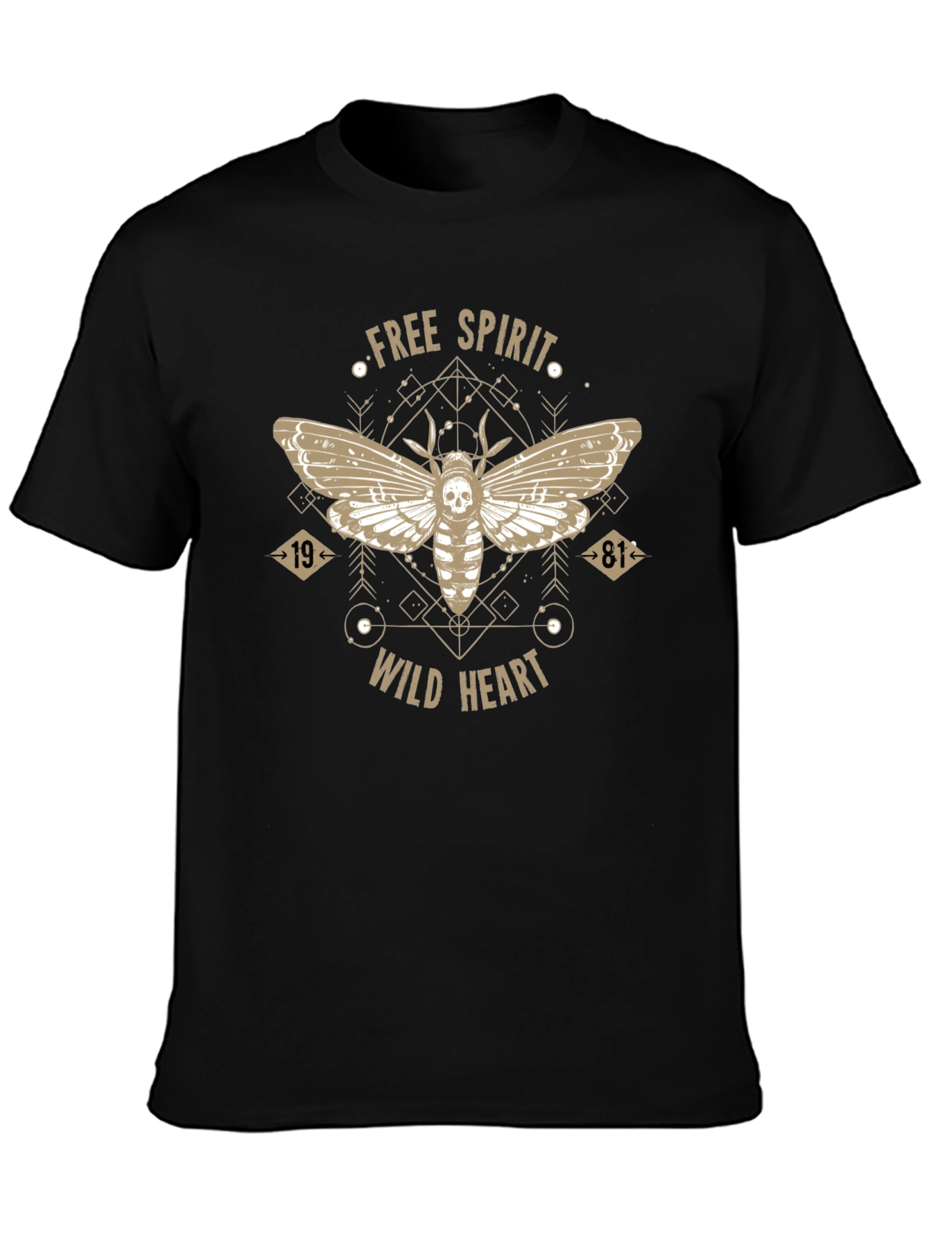 Free Spirit Moth Graphic Tee