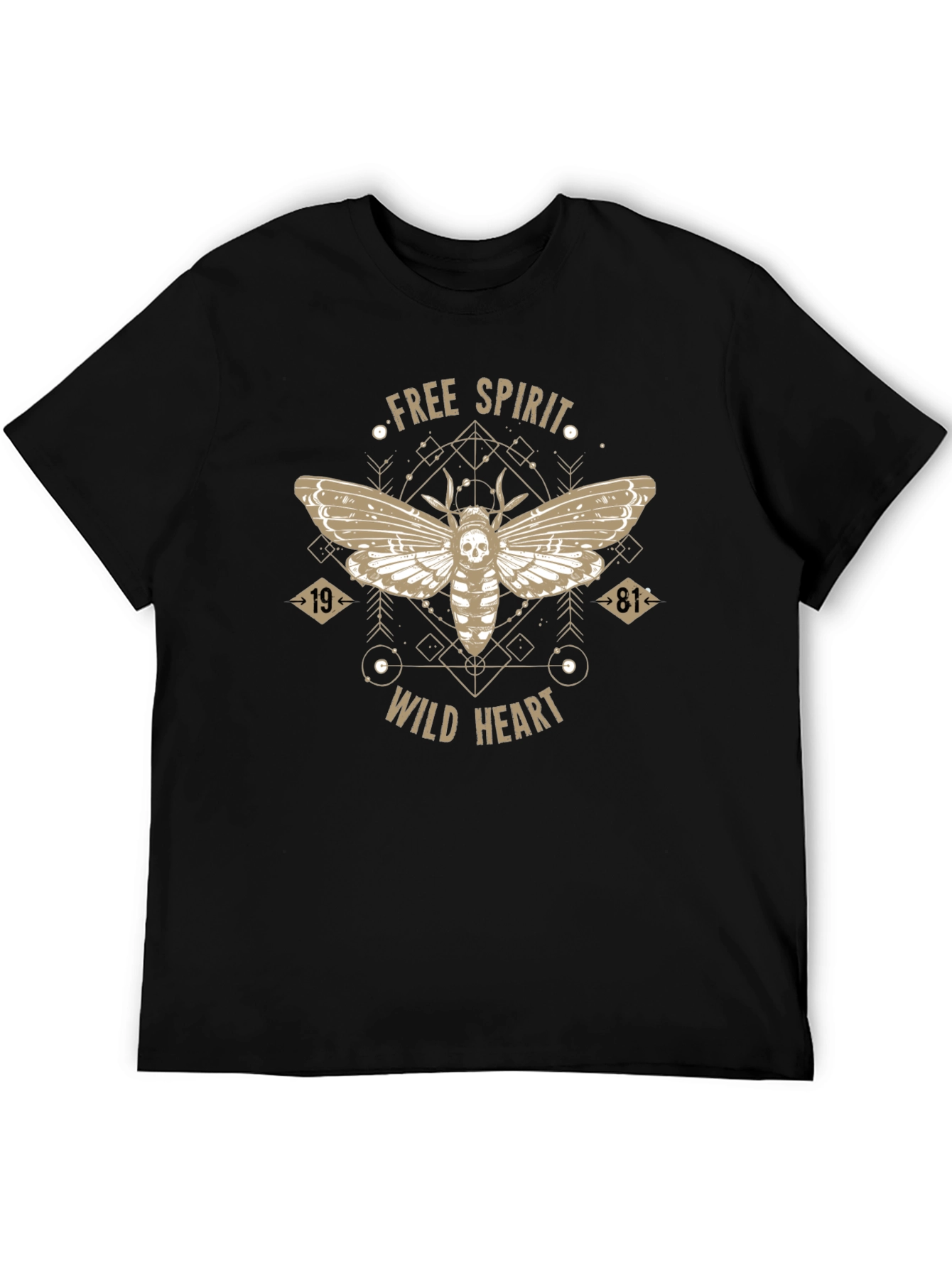 Free Spirit Moth Graphic Tee