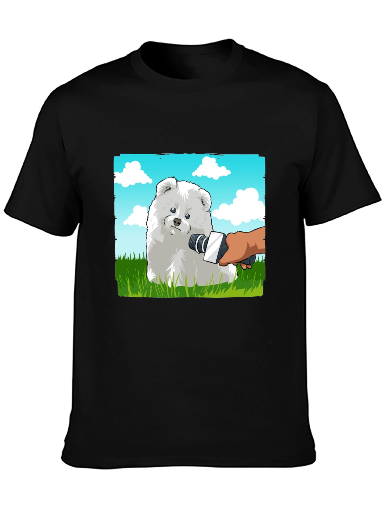 Dog Interview Graphic Tee - Funny Pet Lover Shirt