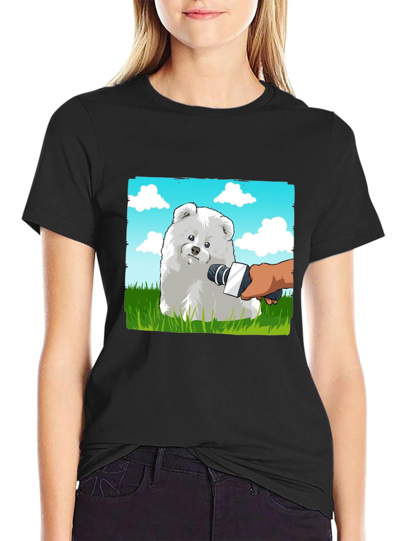 Dog Interview Graphic Tee - Funny Pet Lover Shirt