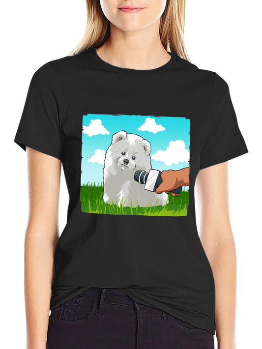 Dog Interview Graphic Tee - Funny Pet Lover Shirt