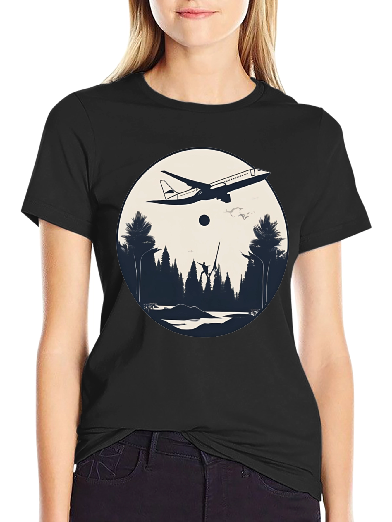 Aviation Forest Graphic Tee