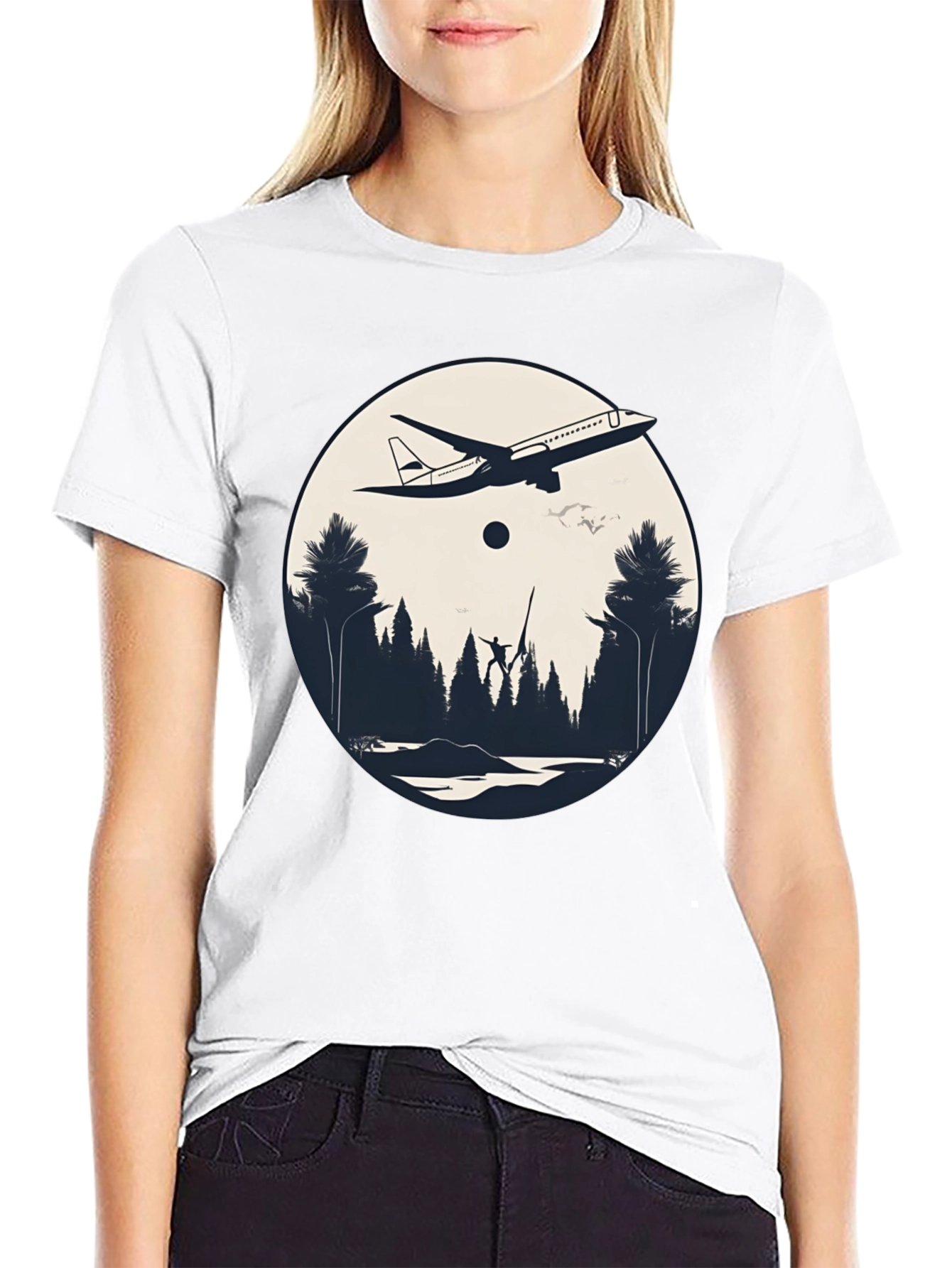 Aviation Forest Graphic Tee