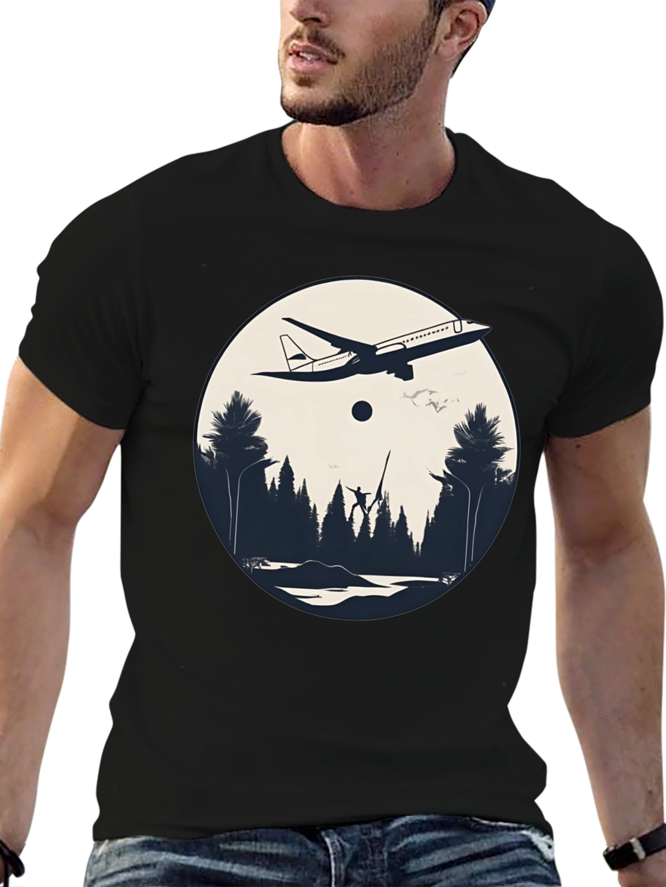 Aviation Forest Graphic Tee